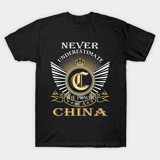 CHINA T-Shirt by kyraheidy